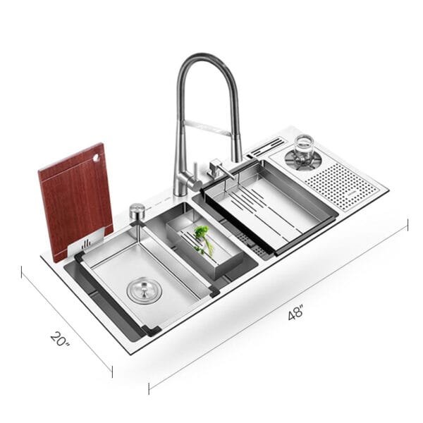 M2048DBST SWISH Multifunctional Sink - Image 2