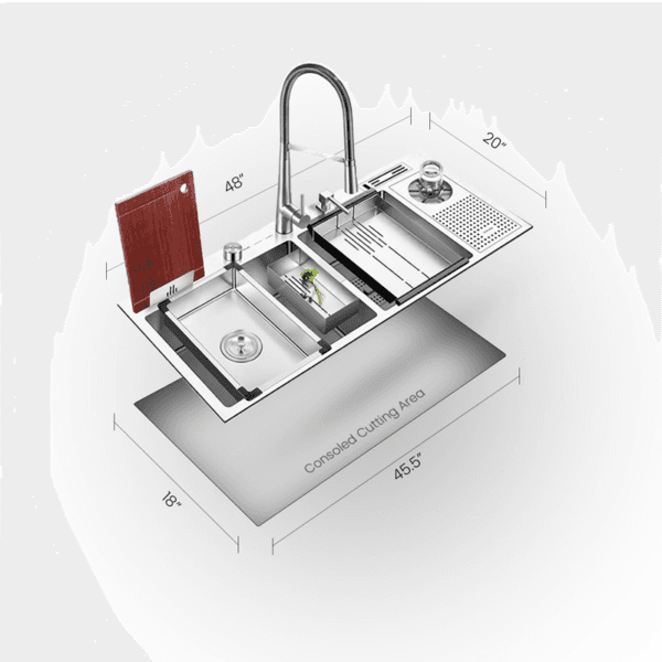 M2048DBST SWISH Multifunctional Sink - Image 3