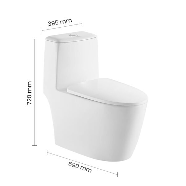 WC 0100144-00 SWISH Commode - Image 2