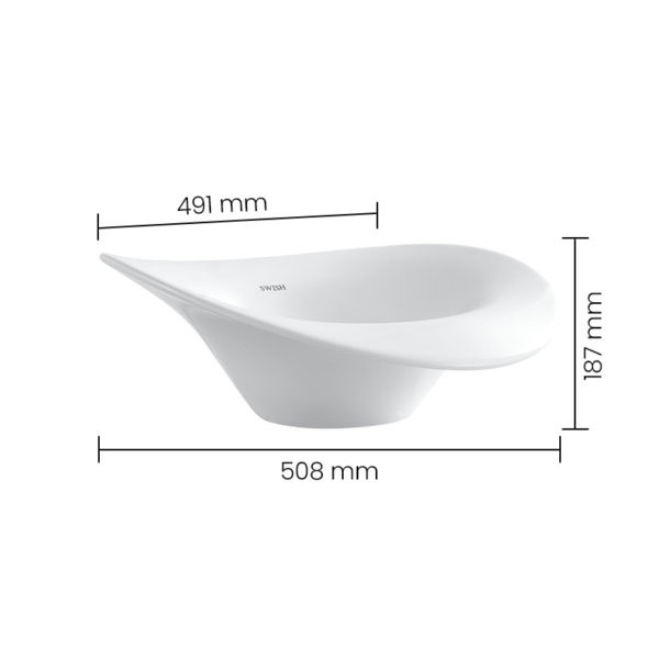Aizi - CB 0100130-00 SWISH Art Basin - Image 2