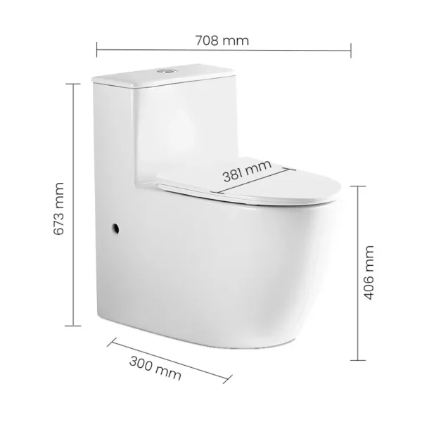 WC 0100114-00 SWISH Commode - Image 2