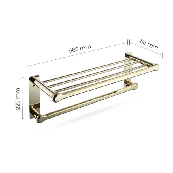 03026LG SWISH Midas Towel Rack - Image 2