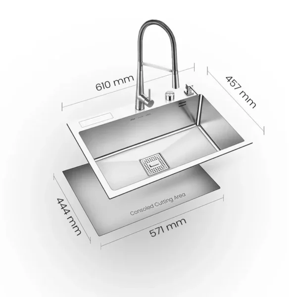 M1824SB SWISH Multifunctional Sink - Image 3