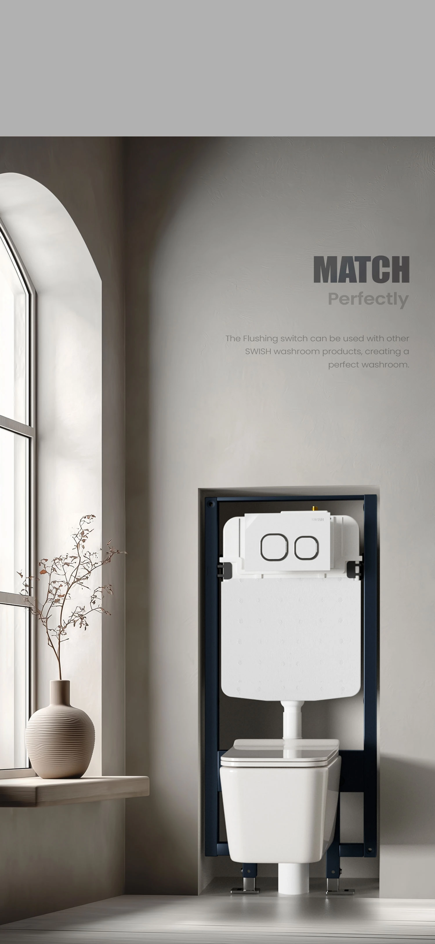 FS 0200126-00 SWISH Flushing Switch Storytelling Image