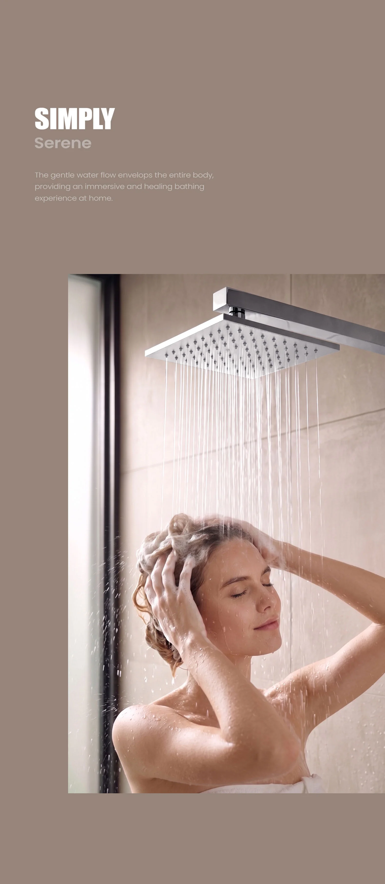 MS 0100137-00 SWISH Overhead Shower Storytelling Image